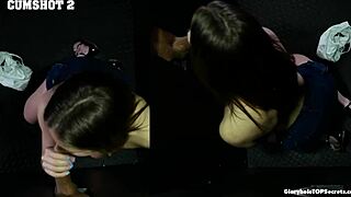 Serena performs excellently by swallowing ten loads.