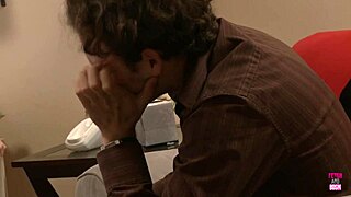 Dylans Husband Watches in Disbelief as His Wife Rides a Shaft in a Cowgirl Pose