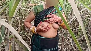 Indian Desi Village Outdoor Public Pissing