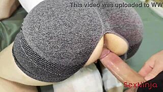 No one stops me from being with bubble butt step-mom home alone