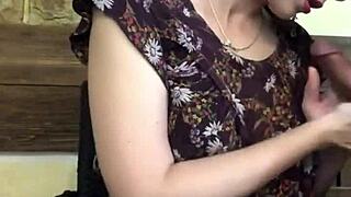 Lady sucks two dicks in sauna hall threesome sex wife