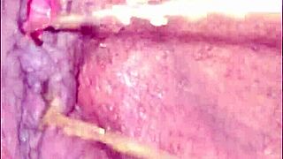 She pees, then I lick her pussy dry!