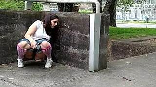 Is this risky public piss at the hydroelectric plant just a piss whore's mid-day fantasy?