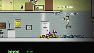 Futanari monster dominates in captivity game