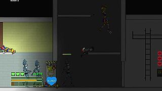 Futanari monster dominates in captivity game