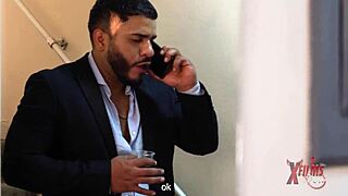 two guys help peruvian redhead pay her debt