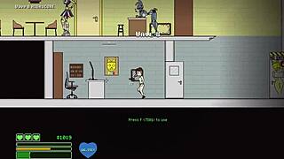 Futanari monster dominates in captivity game