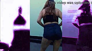 Mc Akira Dances Funk Intensely in Lingerie, Flaunting Her Big Ass.