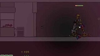 Futanari monster dominates in captivity game