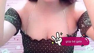 Red Panty Tease Under Skirt