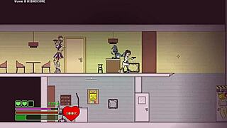 Futanari monster dominates in captivity game