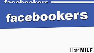 blonde milf in white stockings gets intimate attention