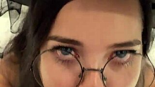 Debora Prado Swallows Dick in Witch Costume