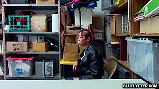 Christy love bend over for a doggystyle pussy fuck in the shop