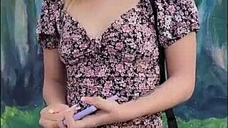 Intense BDSM Photoshoot With Beautiful 18-Year-Old Stranger Alice Marin