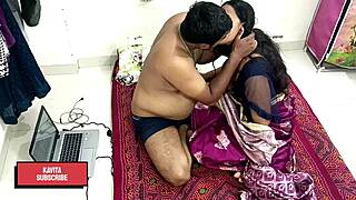 INDIAN DESI KAVITA FUCKS BROTHER IN LAW'S SON LIKE REAL WHORE, NEEDS SMALL DICK FOR BLOWJOB AND WILD FUCK, REAL AMATEUR INDIAN COUPLE PASSIONATE ABOUT SEX