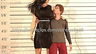 my little 18+ big step-sister humiliates muscular bodybuilder