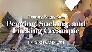 granny peggy sue pegs sucks fucks creampie