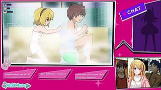 Reacci�n a bukake de hombres extremadamente cachondos - kira 1