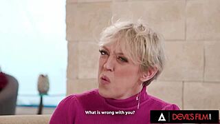 busty milf dee williams scene with stepbae watching