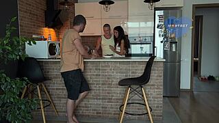 Cheating Wife Fucks Best Friend Behind Cuckold Husband's Back For Cumshot