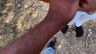 Indian desi big ass beautiful girl explores jungle alone.