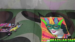 Passionate Brazilian Orgy During Carnival Casting