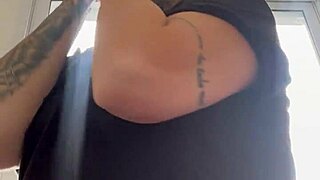 i got horny seeing my neighbor watching and called my cuckold husband to suck him while he watches what a delight