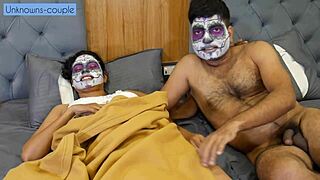 Desi Horny Husband Tries to Persuade Wife Sexually