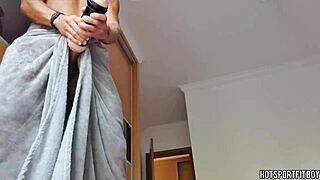 latino sexy guy fucking fleshlight at the window cumming inside