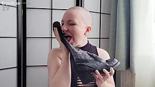 Custom clients send amazing vintage leather boots for filming