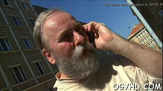 mad old boy licks young pussy rough