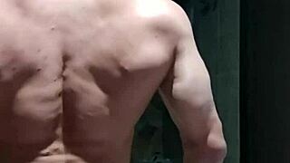 Strong Muscular Well-Endowed Man Invites You to Subscribe to His Channel