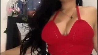Latina dancing for you in a homemade video.