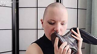 Custom clients send amazing vintage leather boots for filming