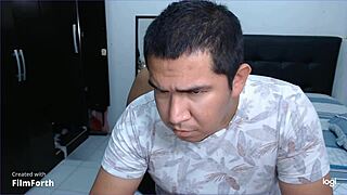 trio with my best friend and husband, she's his step cousin, always visits for board games and netflix, but i caught her touching herself.