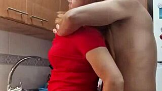 Best time with my stepmom in the kitchen