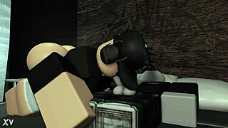 Roblox Girl Plays with BF's Cock While Asleep