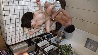 I brought this cute beauty home and secretly filmed her, she got so sensitive and moaned like crazy