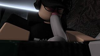 Roblox Girl Plays with BF's Cock While Asleep