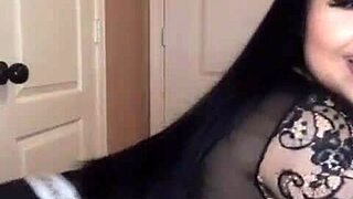 Teasing nipples on Bigo Live, or are they?