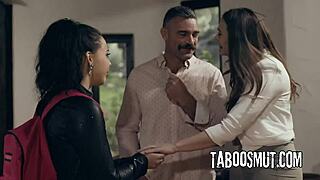 Chanel Preston and Whitney Wright keep step-family close with cheating sex