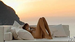 Teen playgirl engages in hardcore action, casual and intense