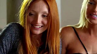 Vivthomas presents a lesbian threesome where a horny milf joins two young women.