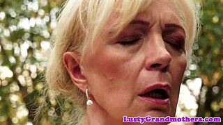 Saggytit Mature Banged Outdoors