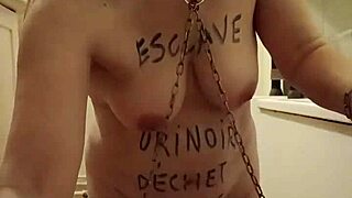 slave self-bonds with belt