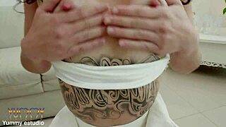 bruna santos fucks five studs with dp and swallows loads