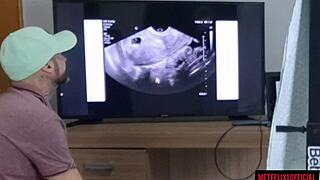 Cuckold takes wife to secret gynecologist for an ultrasound