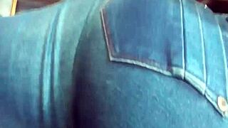 Culote Hermoso Spotted on the Bus in Caleña. Stunning View Caught on Public Ride!