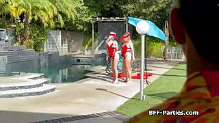 i saw them sexy teen lifeguards makin a foursome with that lucky patient